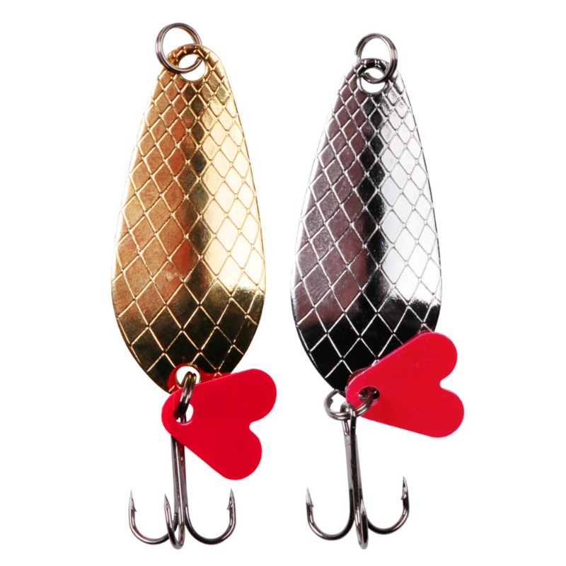 Fishing Hook Treble - 1PCS Metal Jigging Spinner Spoon 9g