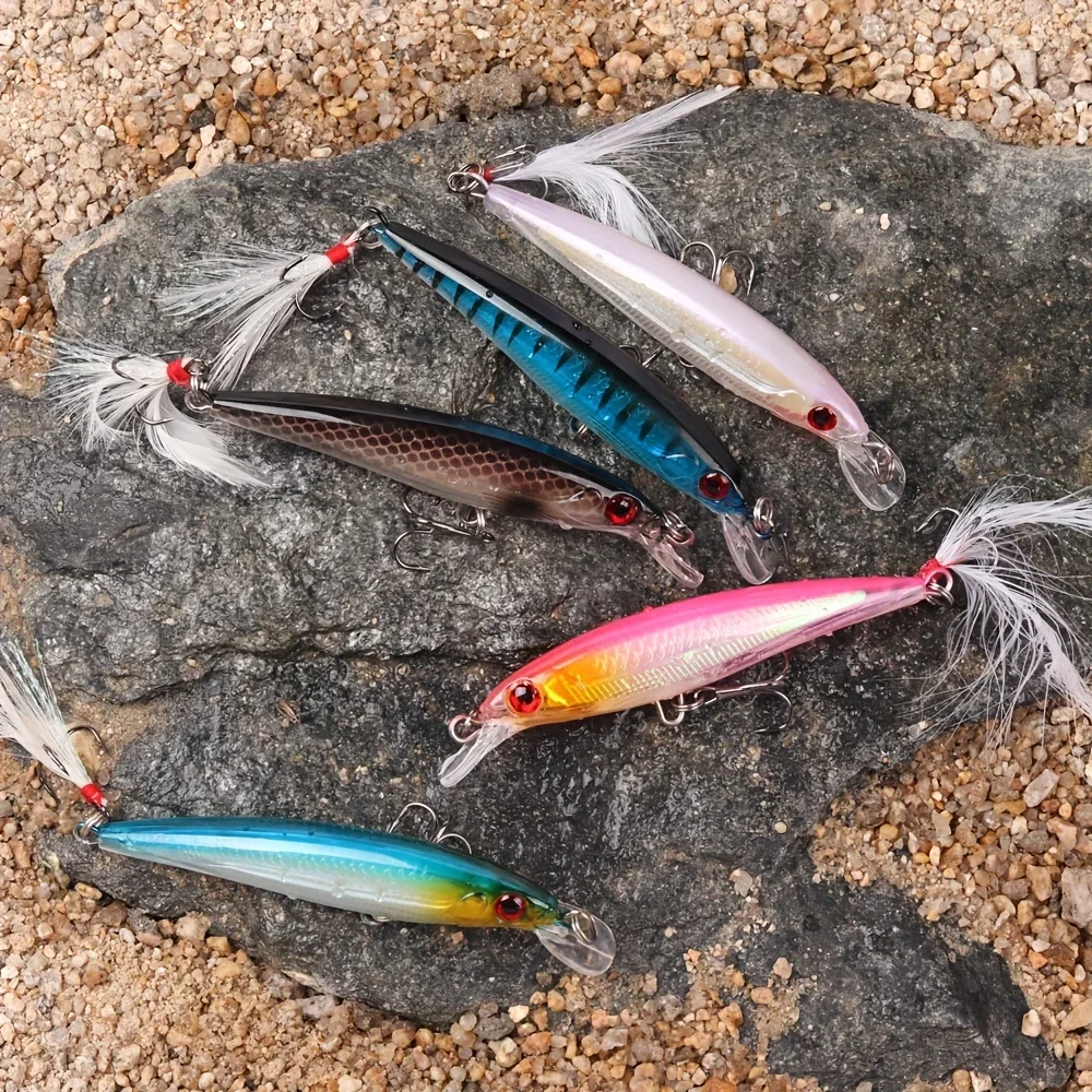 Fishing Hook Treble - Laser 3D Eyes Bionic Minnow Fishing