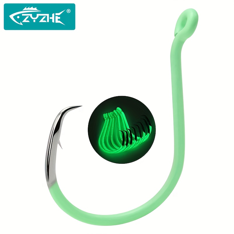 Fishing Hook Circle - ZYZHE 10pcs/Box Luminous Circle Hooks Eagle