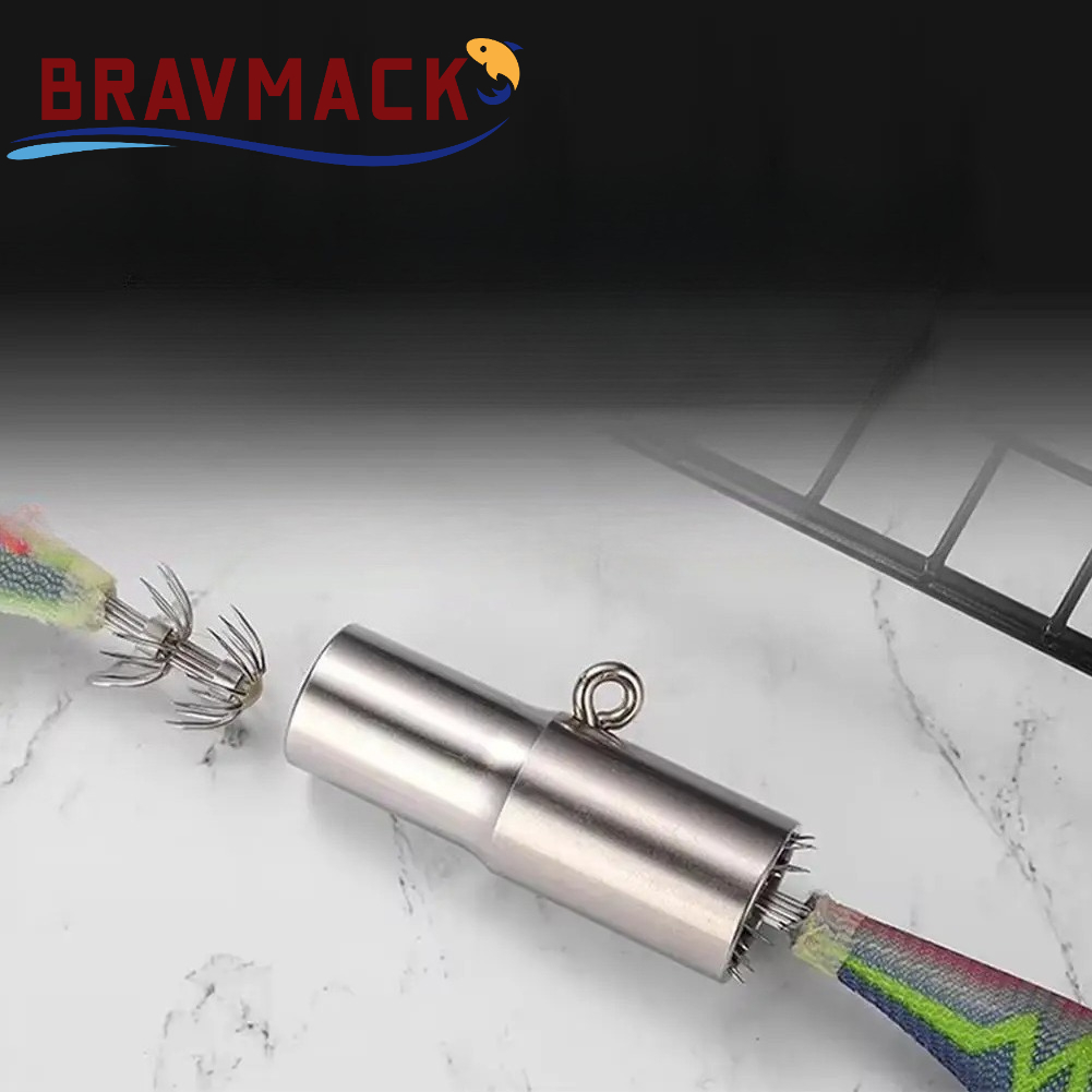 Fishing Hook Stainless Steel - BRAVMACK Squid Hook Corrector Needle Recover