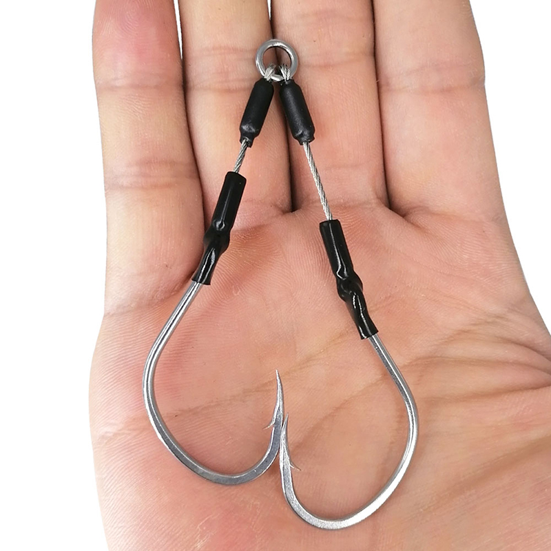 Fishing Hook Assortment - 2pairs/bag Slow Fast Jigging Hook BKK