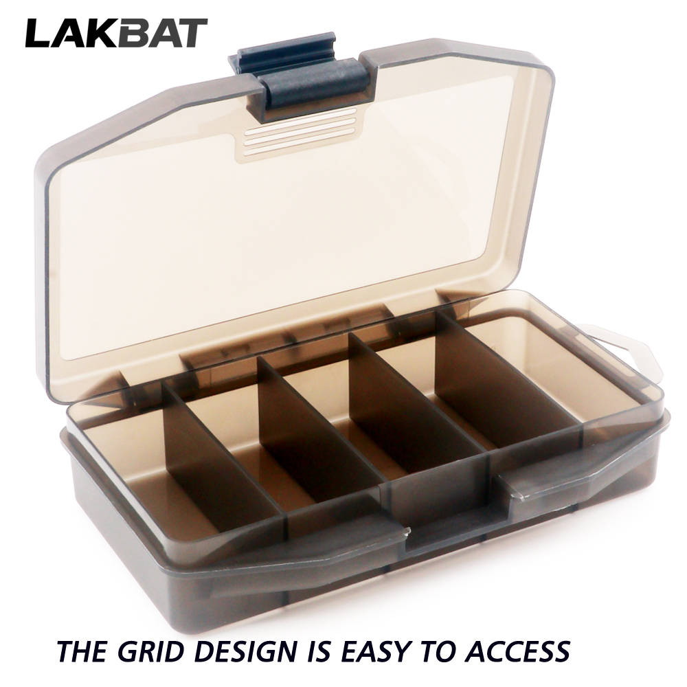 Fishing Hook Size - LAKBAT 5-Compartment Portable Large Capacity Fishing