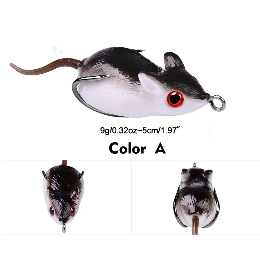 Fishing Hook Weedless - Soft Amphibian Fishing Lure with Weedless
