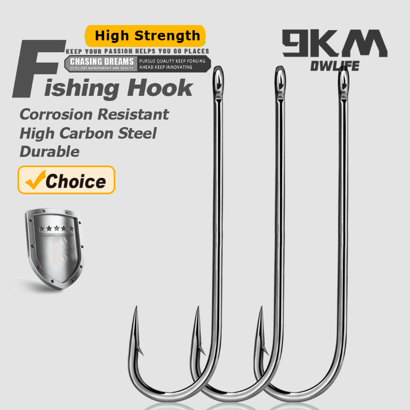 Fishing Hook Offset - Fishing Hooks Long Shank Hooks Barbed