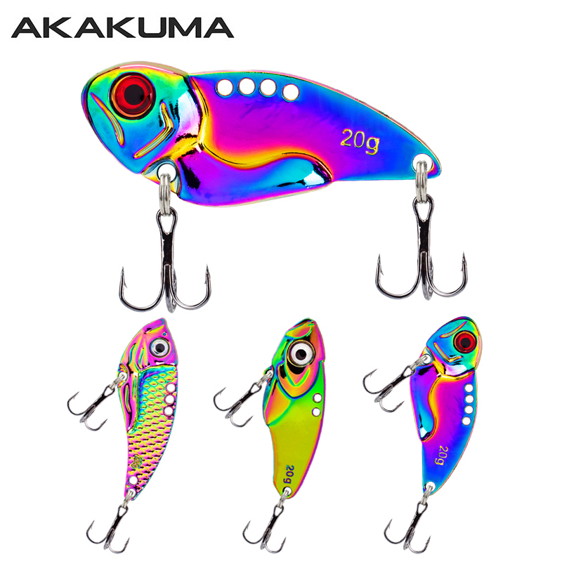 Fishing Hook Treble - 3PCS Metal Colorful VIB Lure 5g