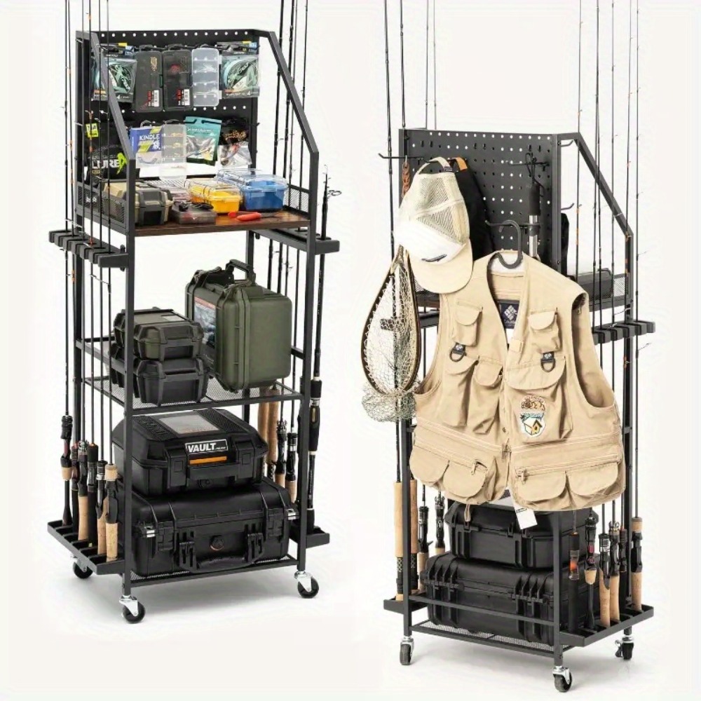 Fishing Hook Box - Fishing Rod Holders for Garage Fishing