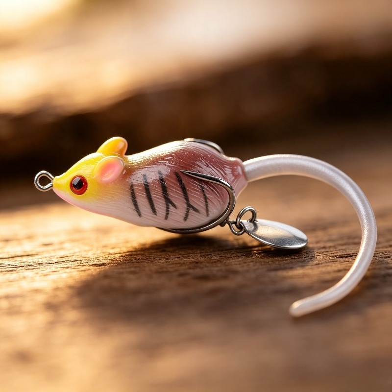 1PC/2PCS/3PCS/4PCS Spinner Dou - đánh giá và giá Fishing Hook Weedless