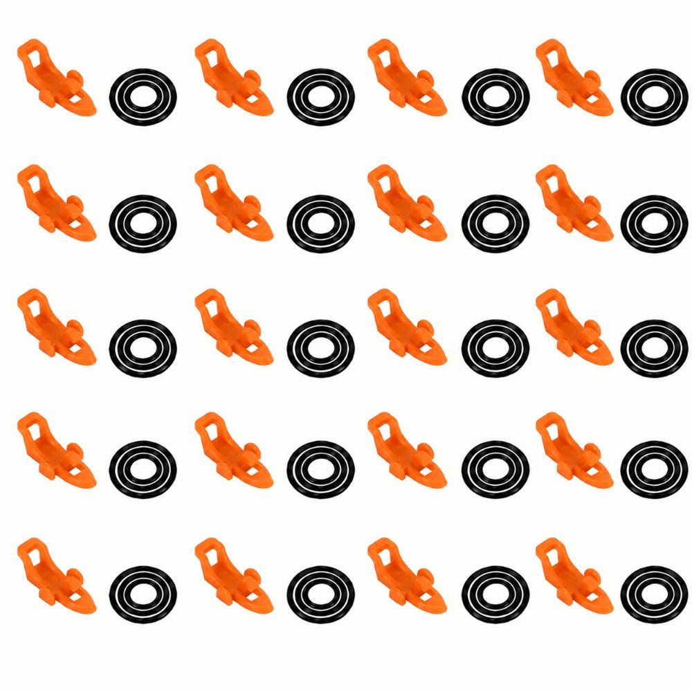 20PCS with 3 Size Rubber Rings - đánh giá và giá Fishing Hook Size