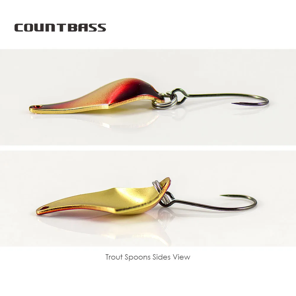 COUNTBASS 5/64Oz 2G Đúc Thìa C - đánh giá và giá Fishing Hook Barbless