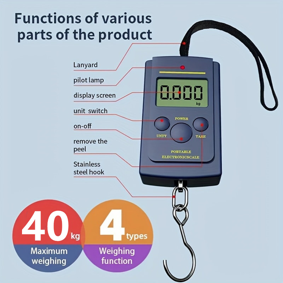 40kg Multifunctional Mini Elec - đánh giá và giá Fishing Hook