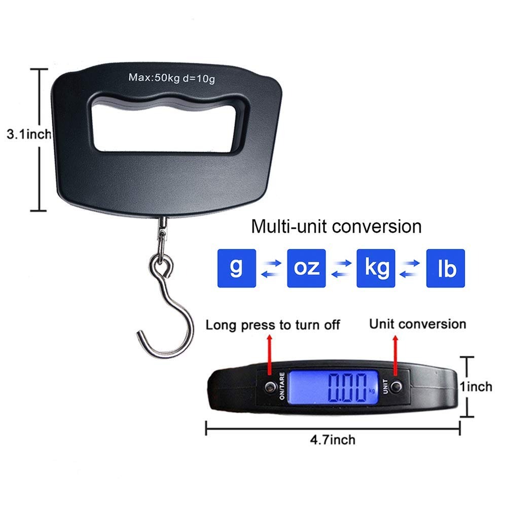 50kg Portable Handheld Digital - đánh giá và giá Fishing Hook Stainless Steel