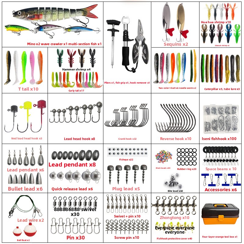 Large Four-Layer Outdoor Fishi - đánh giá và giá Fishing Hook