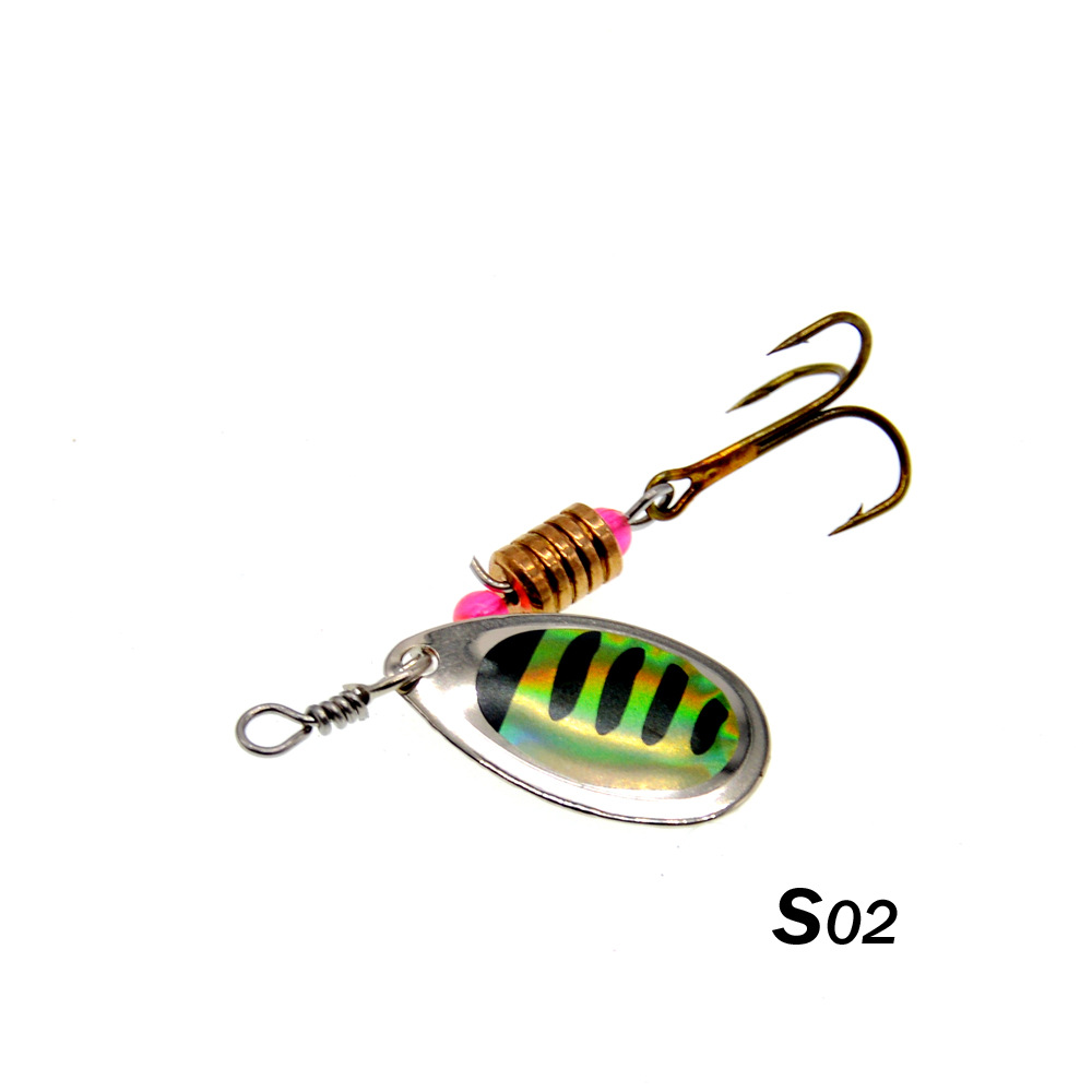 Fishing Lure Spinner Rotation  - đánh giá và giá Fishing Hook Treble