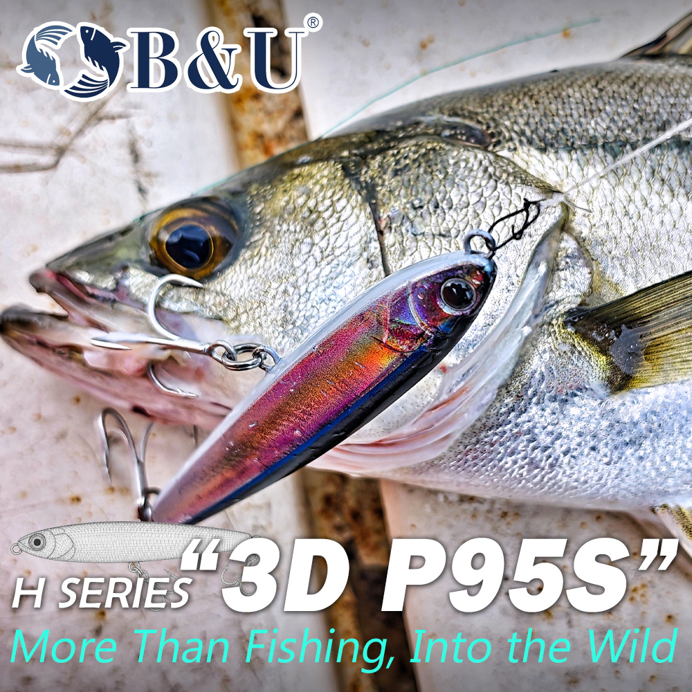 B&U Sinking Pencil Fishing Lur - đánh giá và giá Fishing Hook Treble