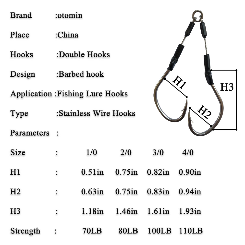 2pairs/bag Slow Fast Jigging H - đánh giá và giá Fishing Hook Assortment