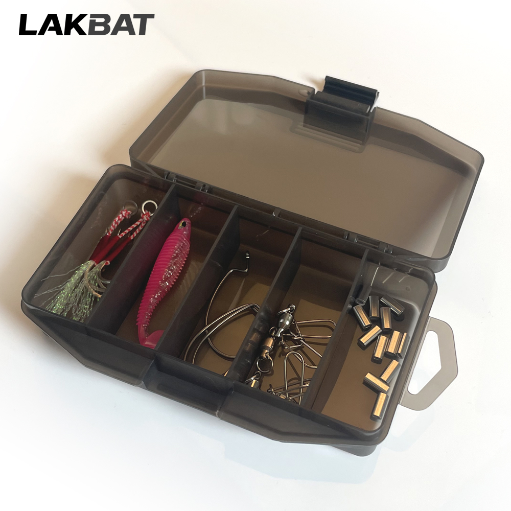 LAKBAT 5-Compartment Portable  - đánh giá và giá Fishing Hook Size