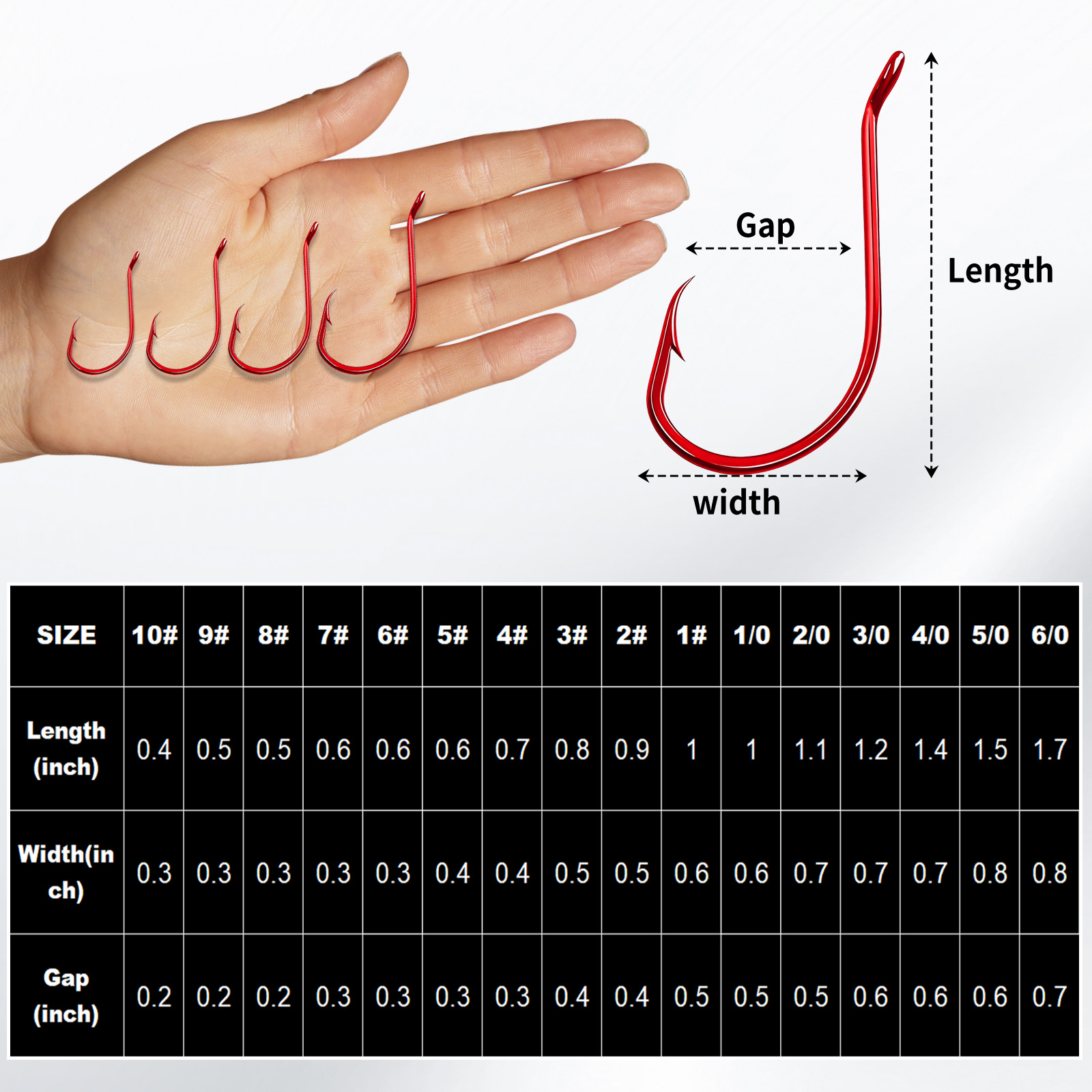 9KM 100Pcs Octopus Hook Red Ex - đánh giá và giá Fishing Hook Circle