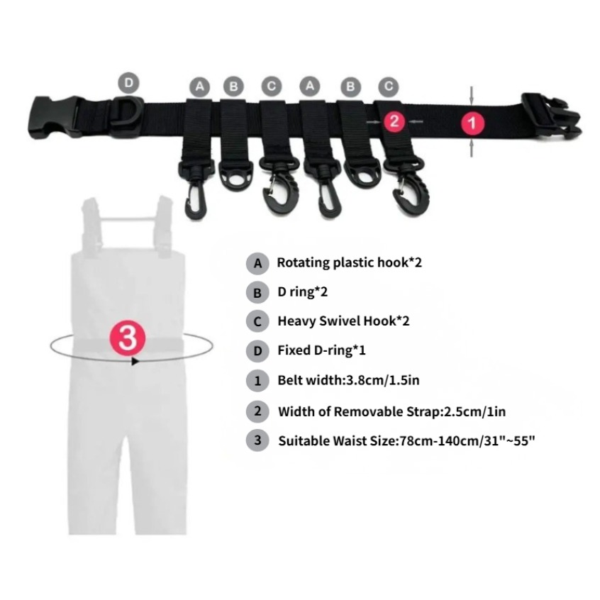 1Pcs Adjustable Wading Belts F - đánh giá và giá Fishing Hook Remover