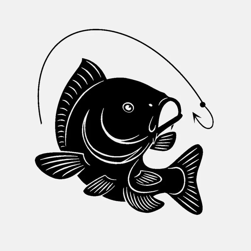 Carp Fishing Hook Decal Decora - đánh giá và giá Fishing Hook