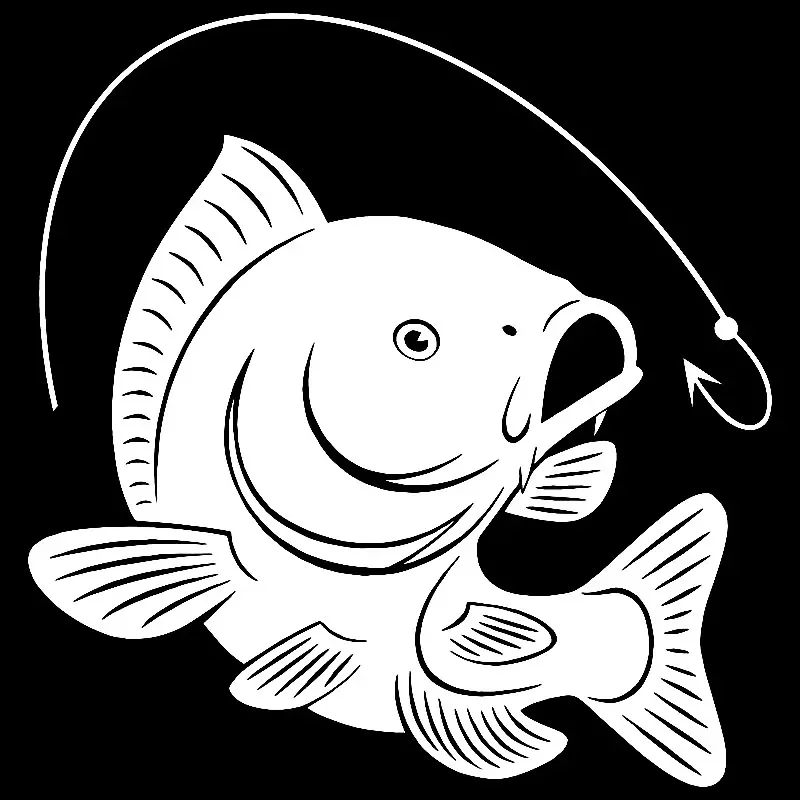 Carp Fishing Hook Decal Decora - đánh giá và giá Fishing Hook