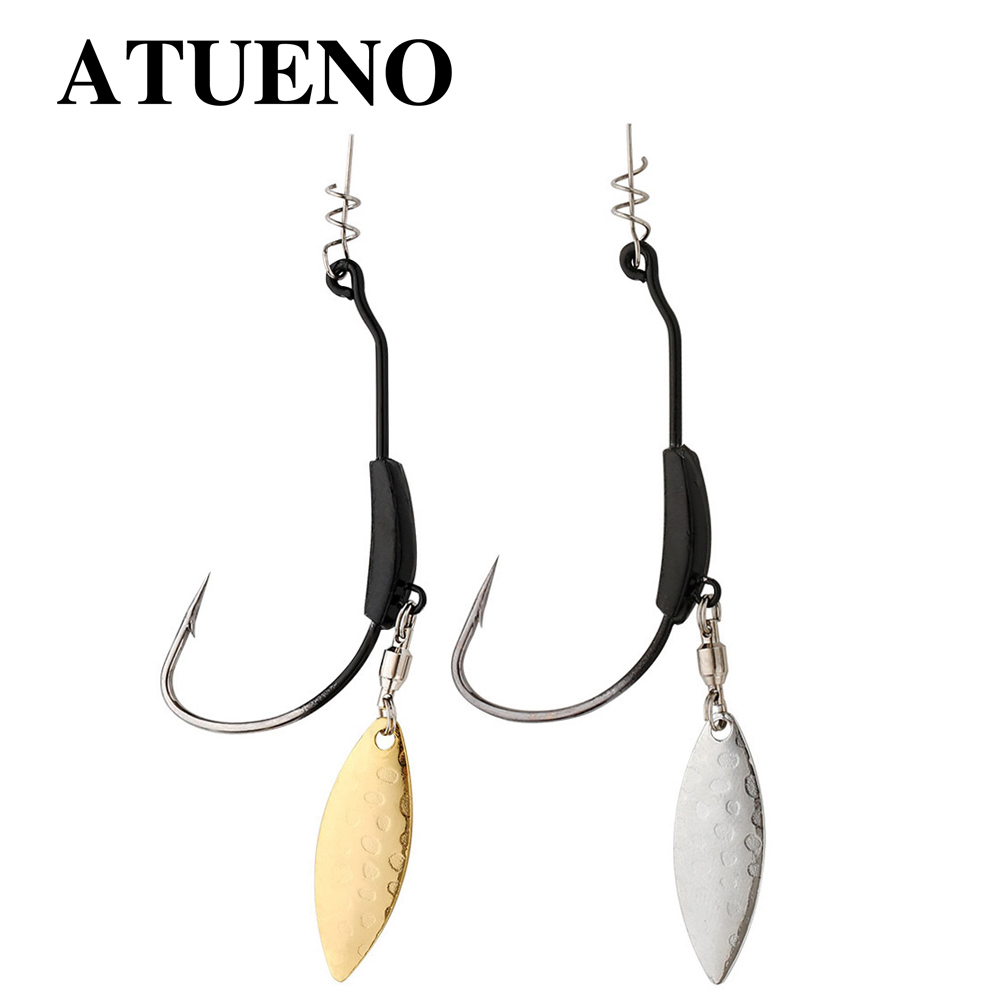 ATUENO 4 Bù Đắp Móc Câu Cá Có  - đánh giá và giá Fishing Hook Offset