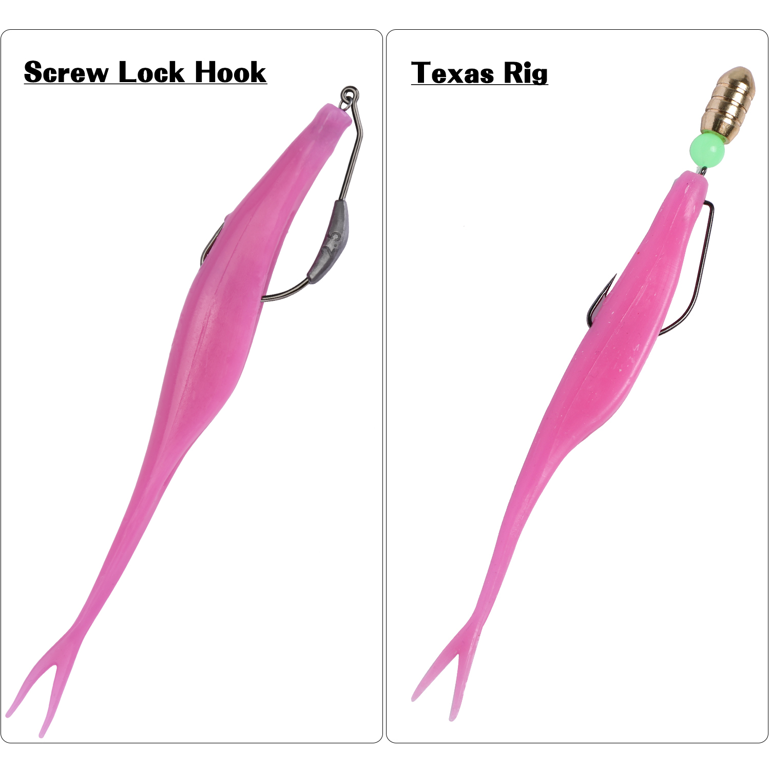Goture 5pcs Weedless Split Tai - đánh giá và giá Fishing Hook Weedless