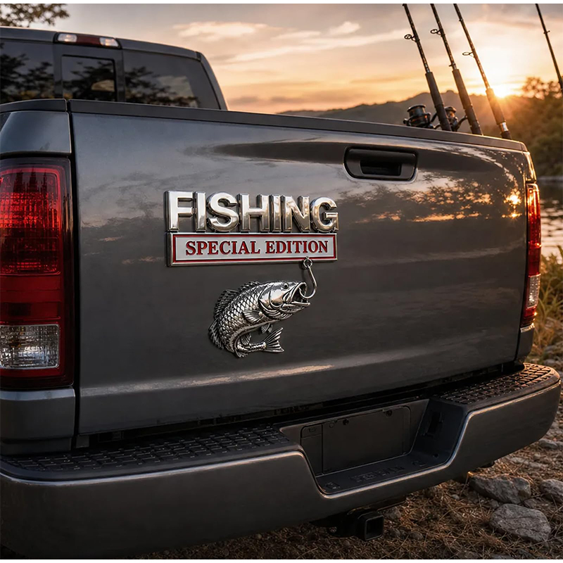 Chrome Fishing Car Badge Metal - đánh giá và giá Fishing Hook