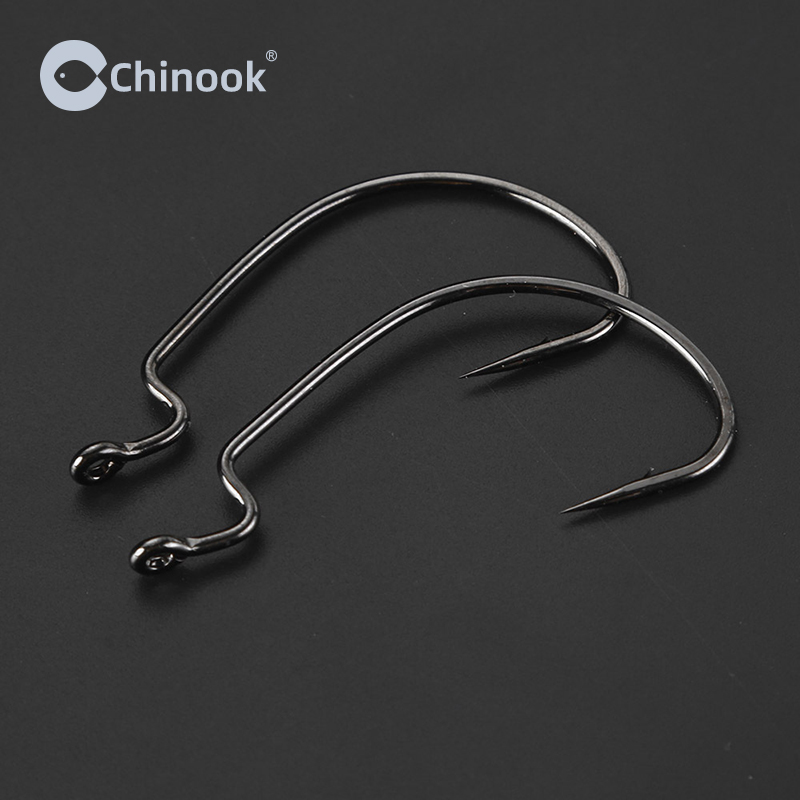 Chinook 20pcs Wide worm Texan  - đánh giá và giá Fishing Hook Offset