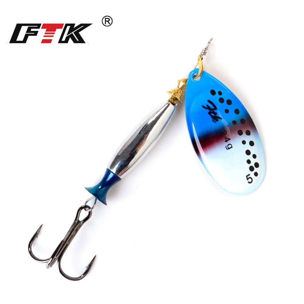 FTK 1 Cái 18G/24G Spinner Mồi  - đánh giá và giá Fishing Hook Treble