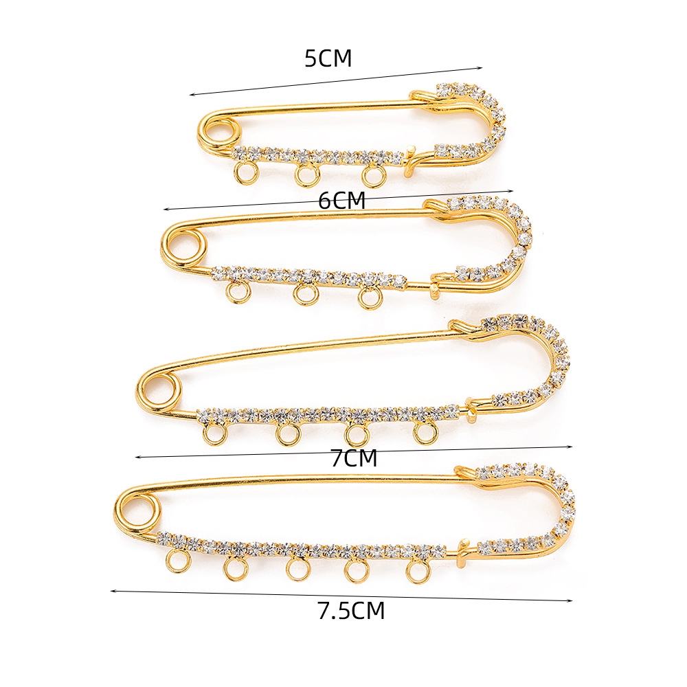 5pcs 50/60/70/75mm Rhinestone  - đánh giá và giá Fishing Hook Size