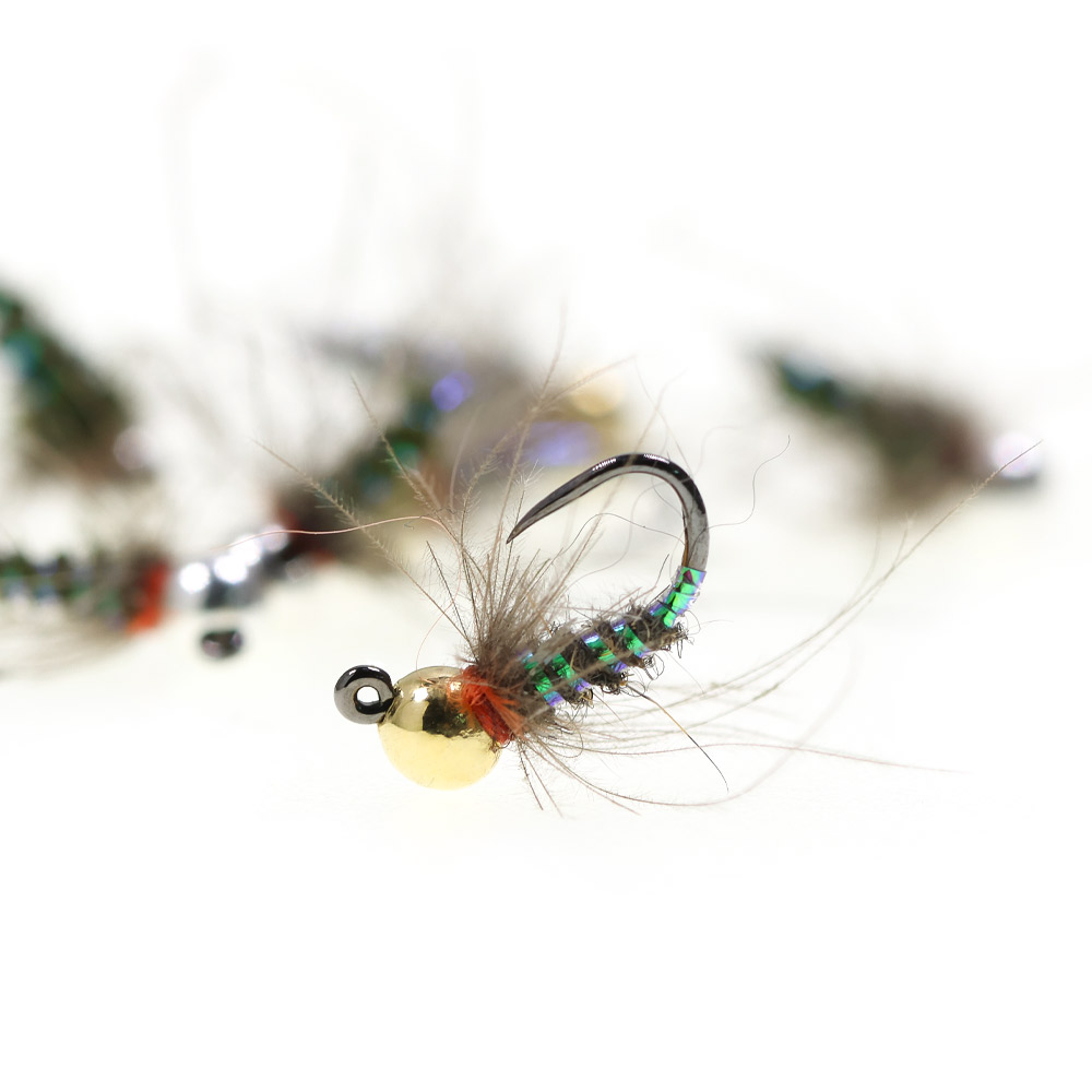4pcs #16 Tungsten Beadhead CDC - đánh giá và giá Fishing Hook Barbless