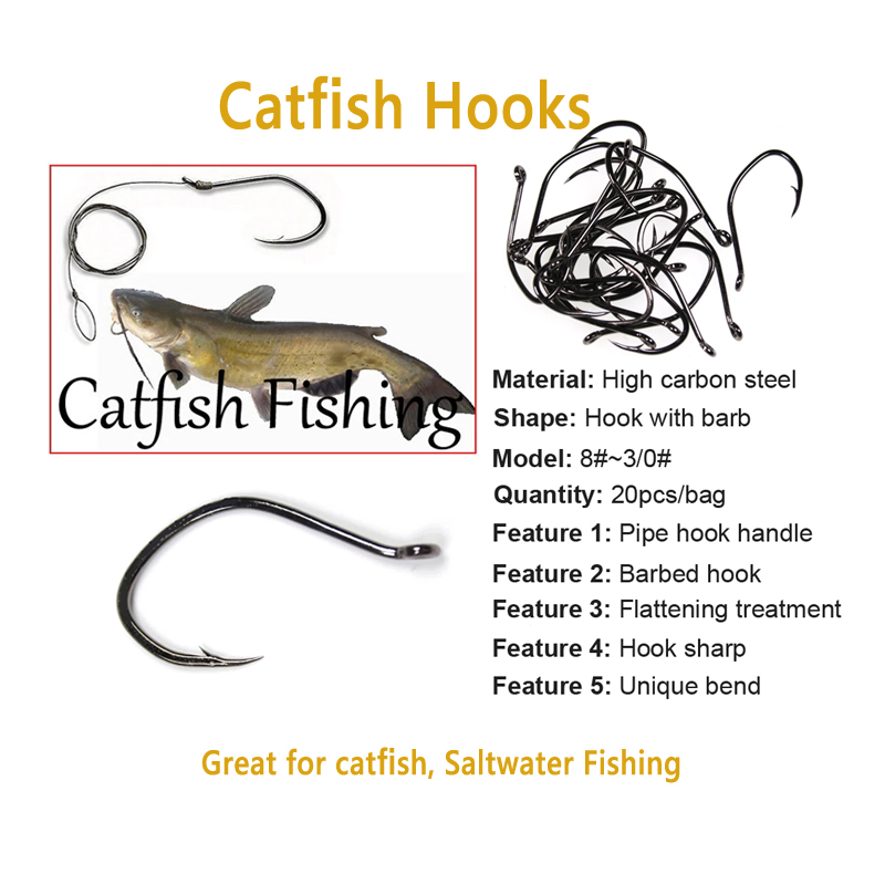 Wifreo 20 Chiếc Hình Chữ V Cá  - đánh giá và giá Fishing Hook Offset