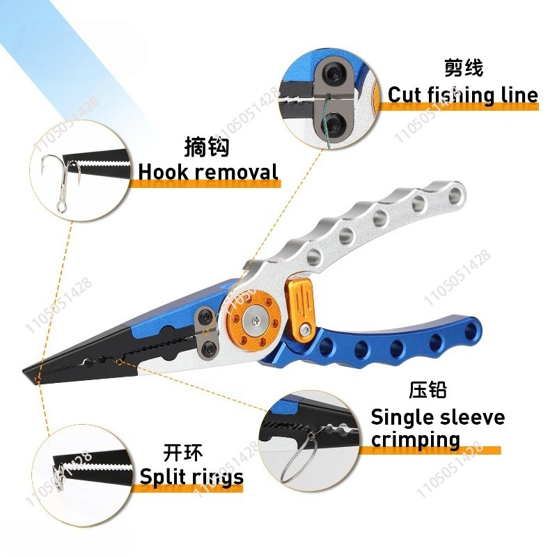 Aluminum Fishing Tackle Pliers - đánh giá và giá Fishing Hook Remover