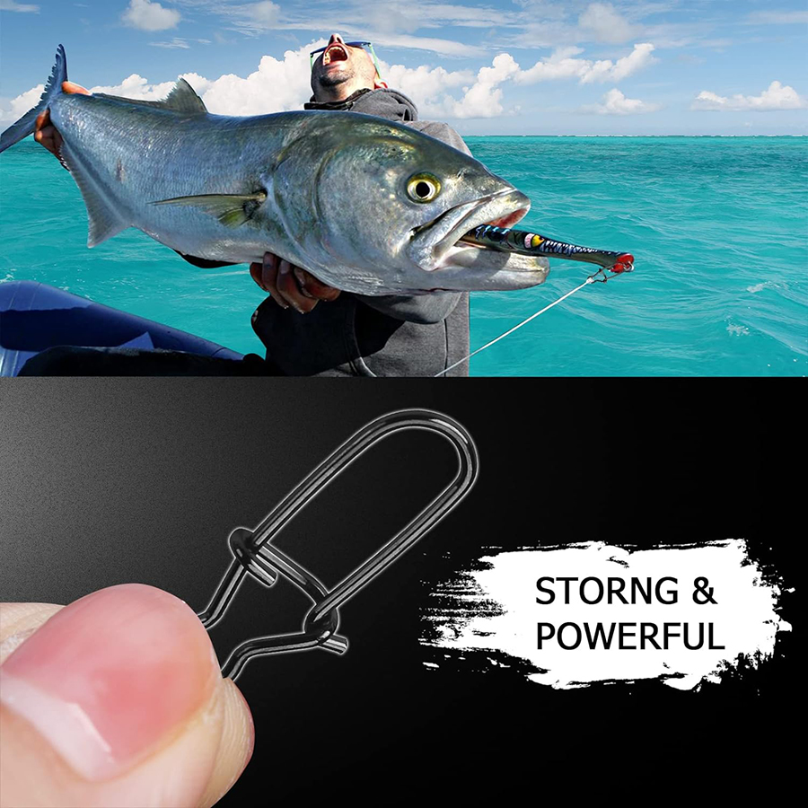 50Pcs Crankbait Snaps Stainles - đánh giá và giá Fishing Hook Stainless Steel