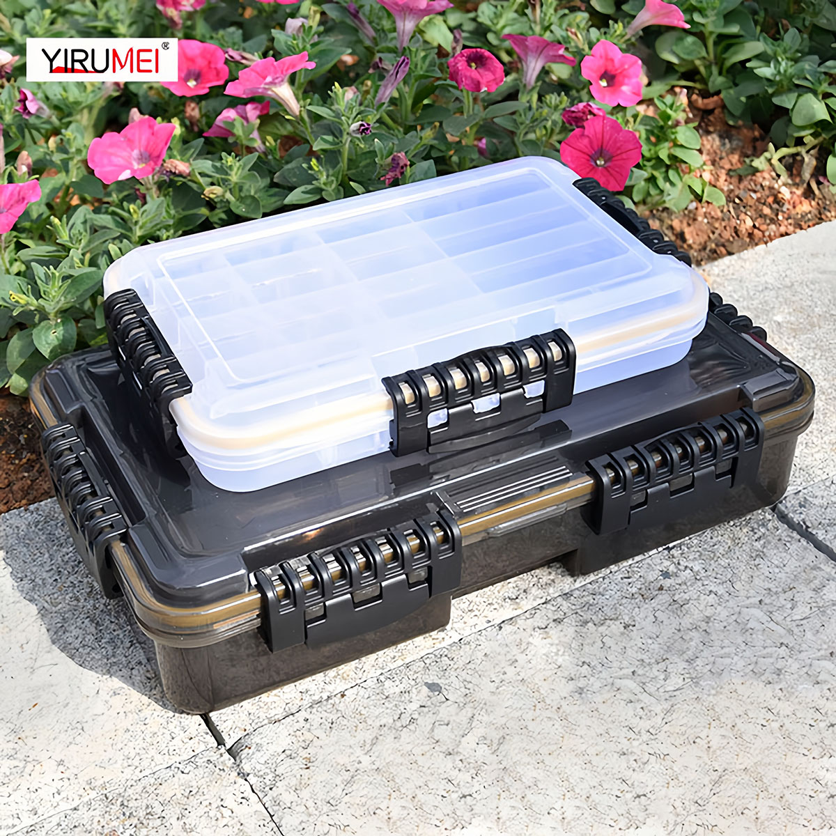 Waterproof Fishing Tackle Box  - đánh giá và giá Fishing Hook Size