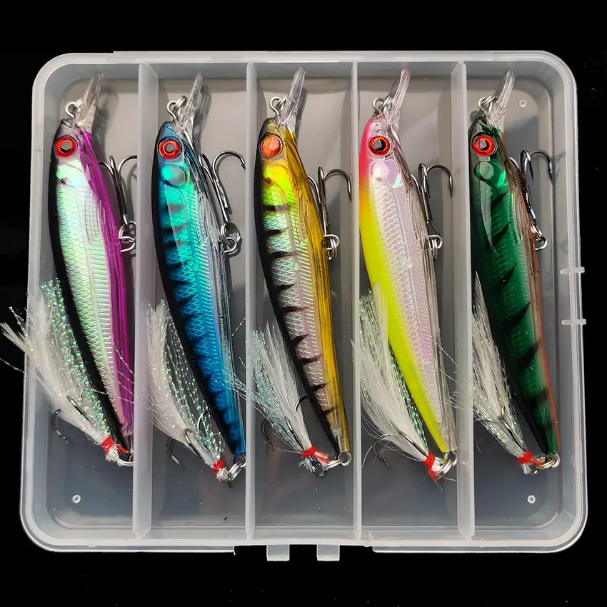 5pcs/box Laser 3D Eyes Bionic  - đánh giá và giá Fishing Hook Box