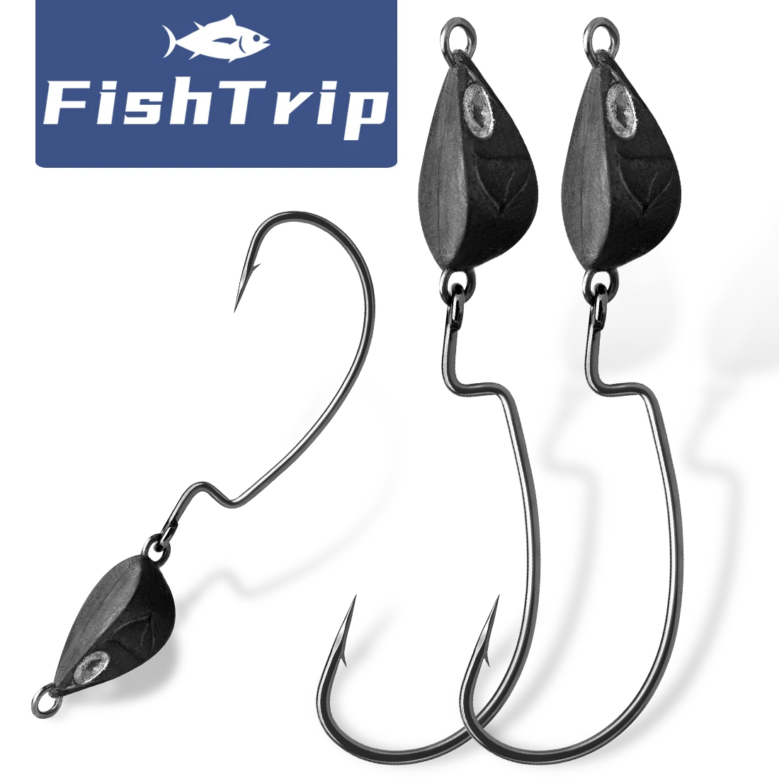 FishTrip 10Pcs Jig Head Fishin - đánh giá và giá Fishing Hook Weedless