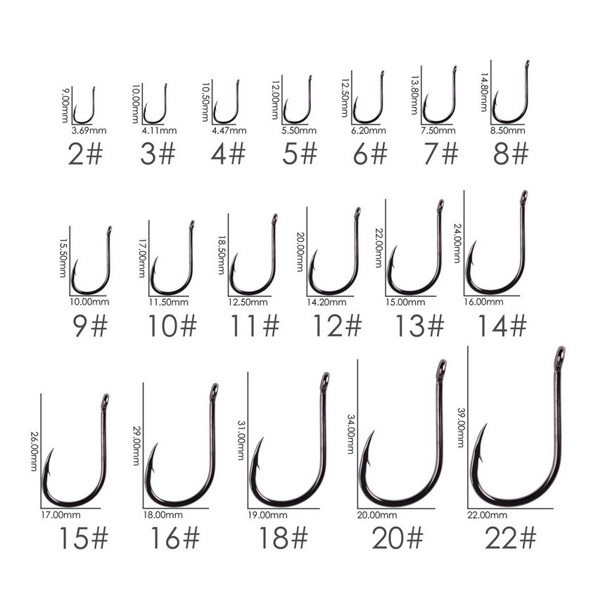 Bộ 50/20 Chiếc Fishhook Lớp Ph - đánh giá và giá Fishing Hook Circle