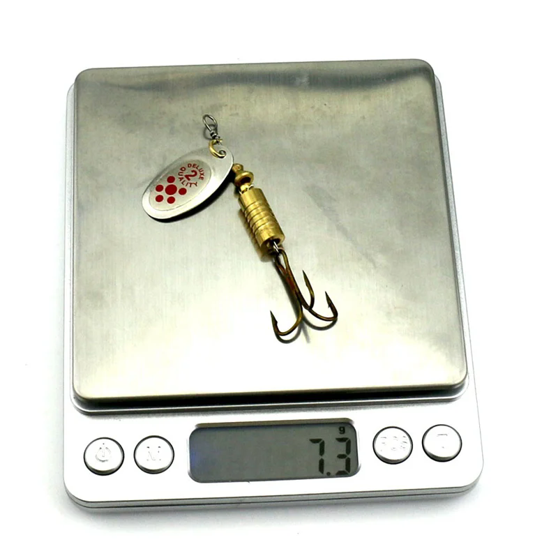 1PCS Metal Plating Spinner Bai - đánh giá và giá Fishing Hook Treble