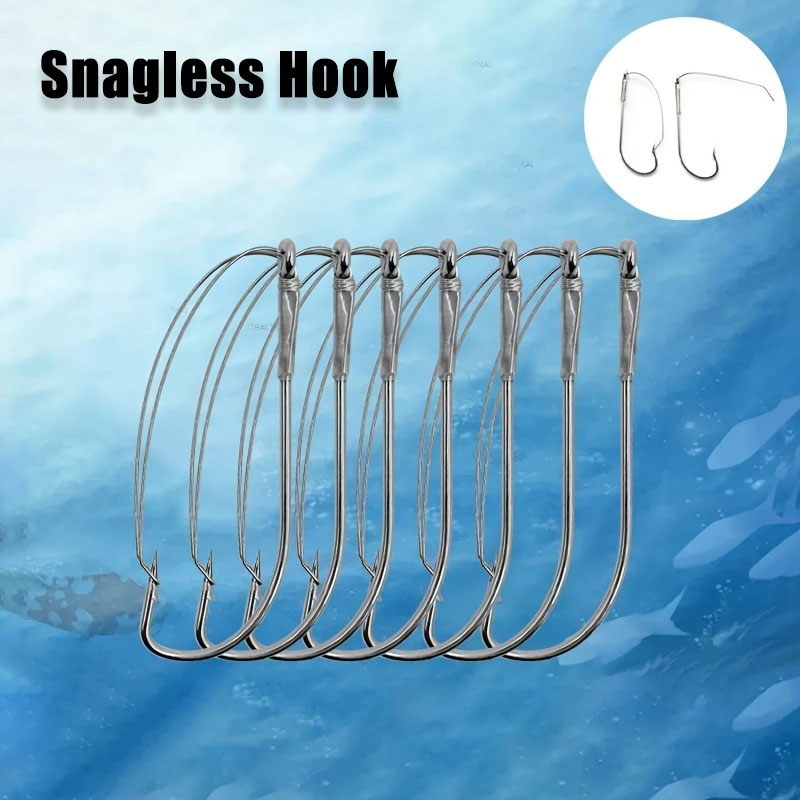 20/40Pcs Weedless Offset Worm  - đánh giá và giá Fishing Hook Weedless