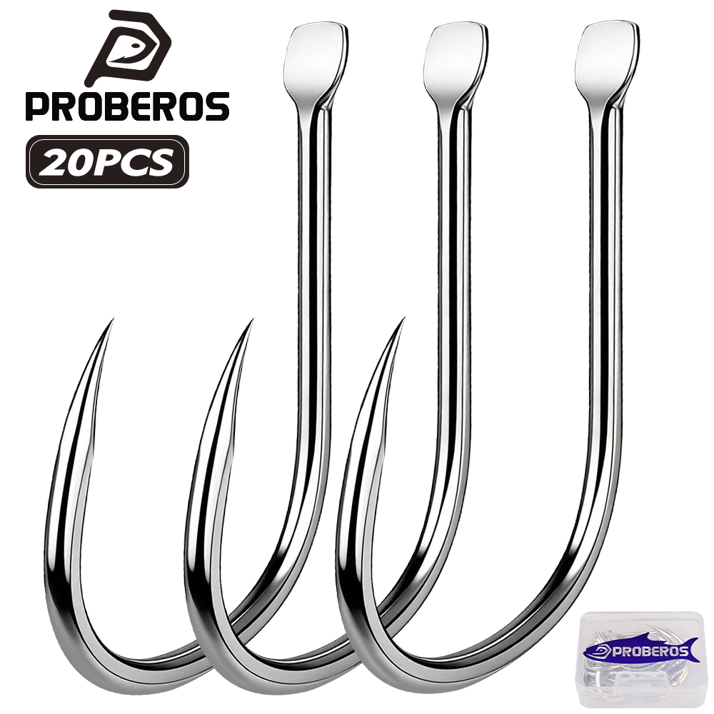 Proberos 20PCS/BOX High Carbon - đánh giá và giá Fishing Hook Circle