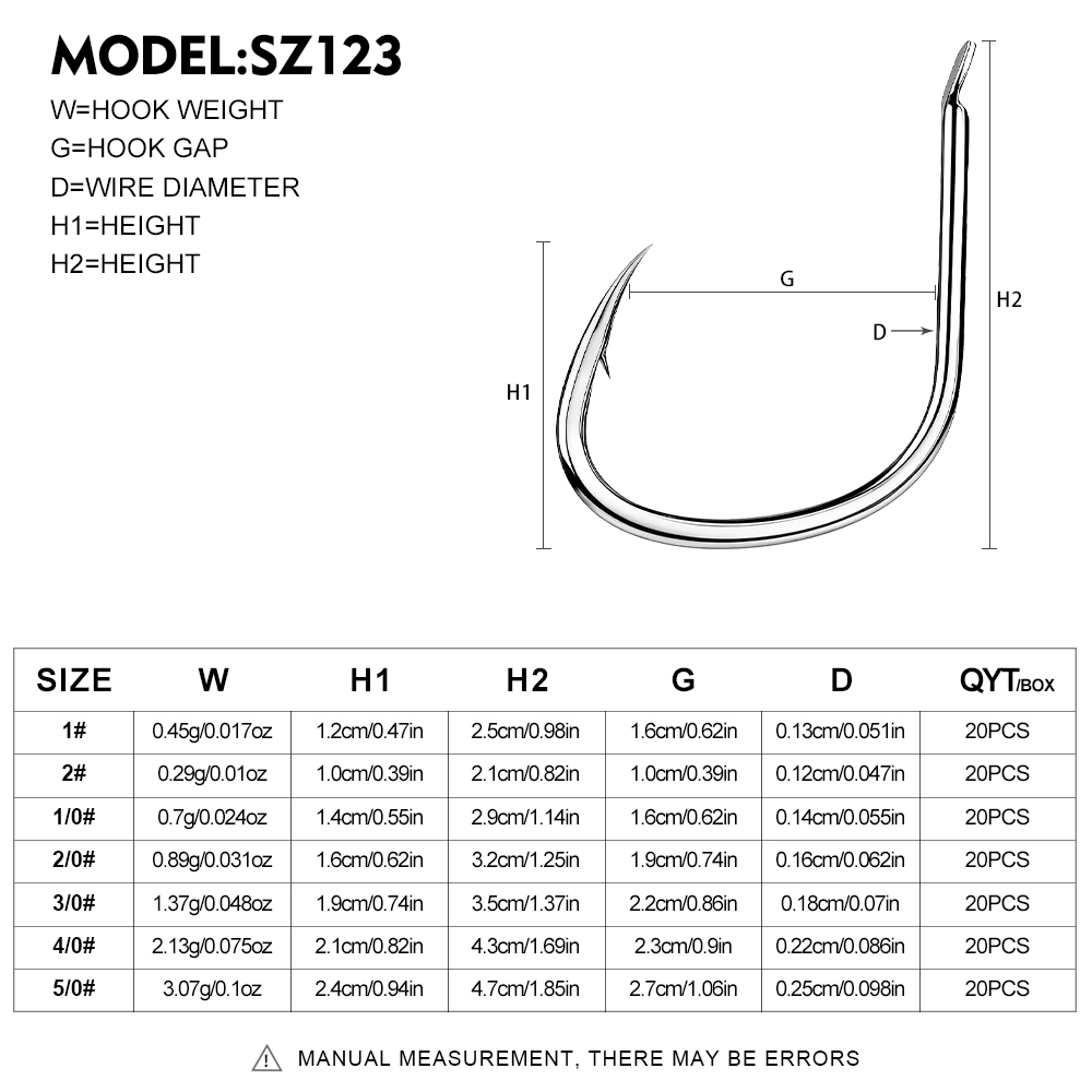 Proberos 20PCS/BOX High Carbon - đánh giá và giá Fishing Hook Circle