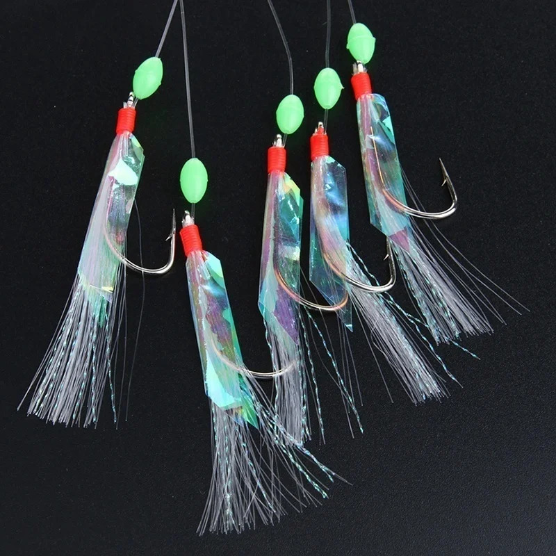 5 Pcs/Set Multi-Color Soft Sil - đánh giá và giá Fishing Hook Assortment