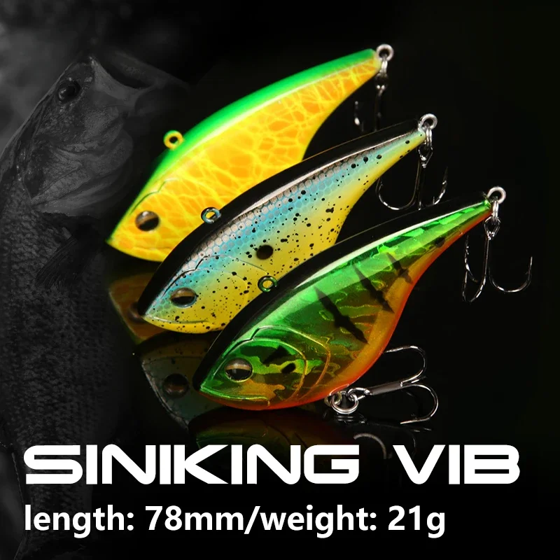 21g/78mm VIB Fishing Lure Arti - đánh giá và giá Fishing Hook Treble