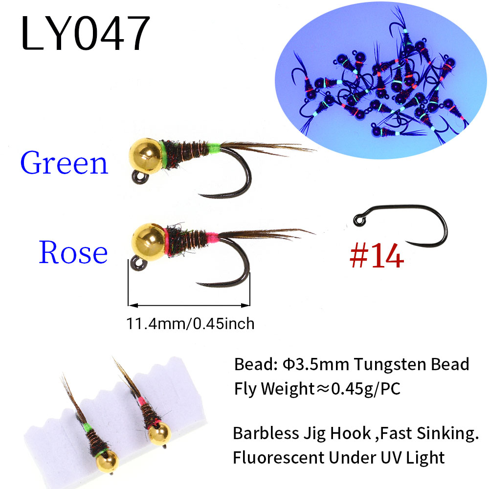 6PCS Fast Sinking Perdigon Eur - đánh giá và giá Fishing Hook Barbless