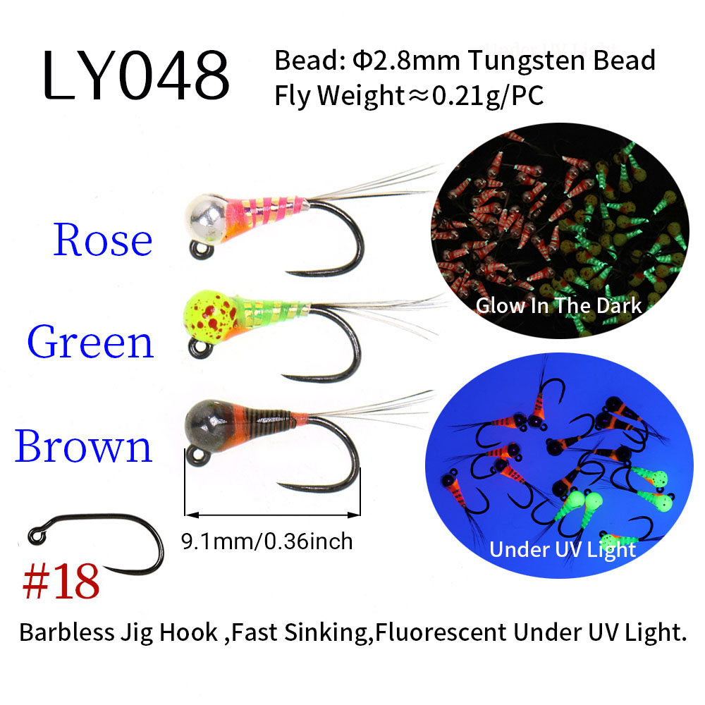 6PCS Fast Sinking Perdigon Eur - đánh giá và giá Fishing Hook Barbless
