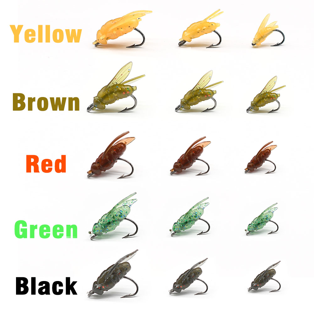 10Pcs Artificial Bionic Fly In - đánh giá và giá Fishing Hook Assortment