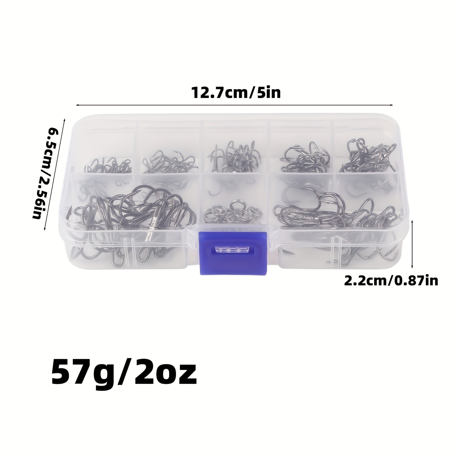 90pcs/set The lure triple-hook - đánh giá và giá Fishing Hook Circle