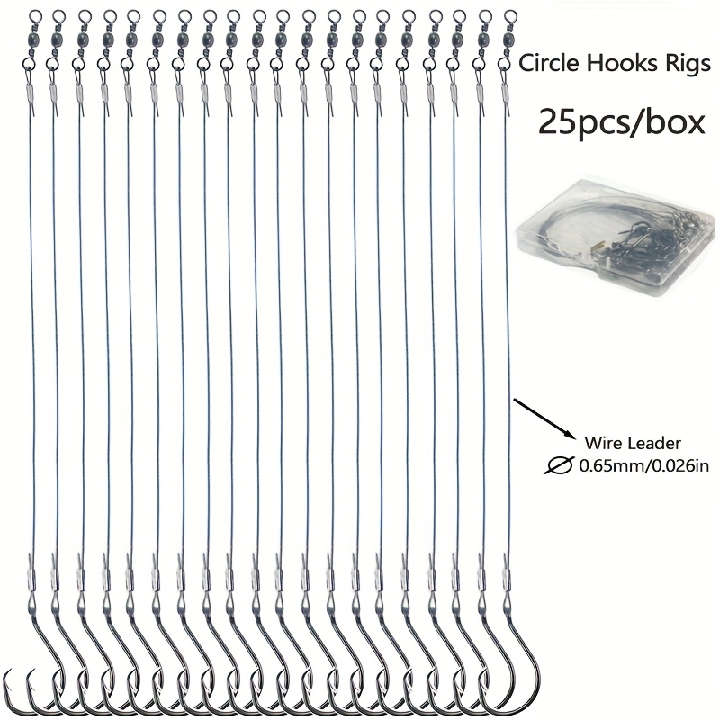 25pcs Heavy Duty Circle Hooks  - đánh giá và giá Fishing Hook Circle
